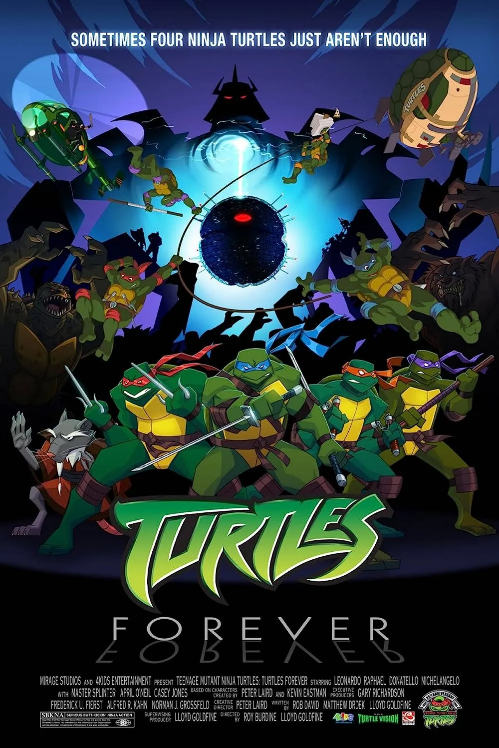 Turtles Forever (TV Movie 2009) ⭐ 7.6 | Animation, Action, Adventure