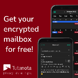 Secure email: Tutanota free encrypted email.
