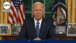 FULL SPEECH: President Joe Biden gives address after dropping out of 2024 election