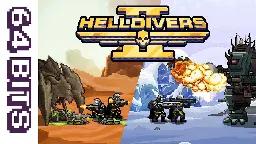 64 Bits - Helldivers 2 Demake for Neo Geo/Arcades (video only, not playable)