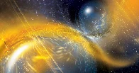 Light and gravitational waves don't arrive simultaneously