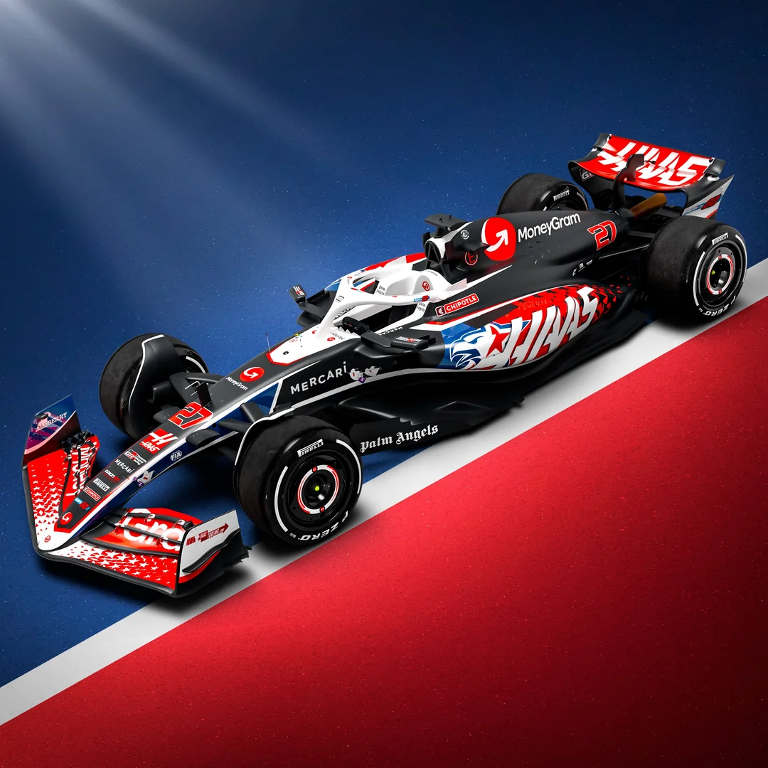 A special edition home livery for Haas!