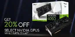 20% Dell Discount on PNY NVIDIA GPUs