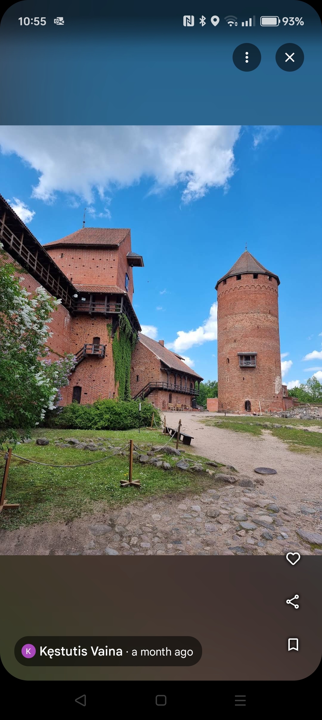 The castle today