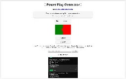 A Random Flag Generator (original)