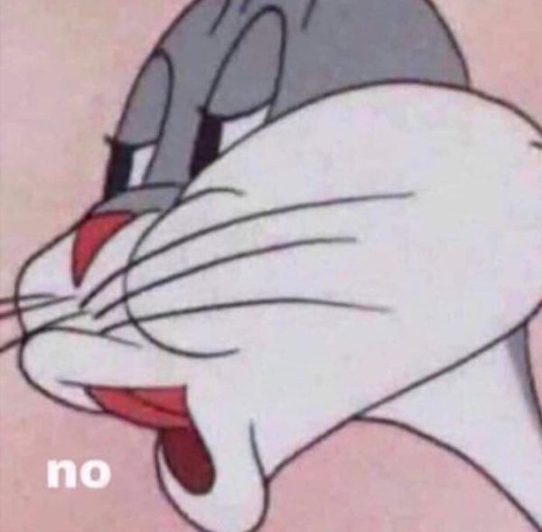 Bugs Bunny saying "no" meme
