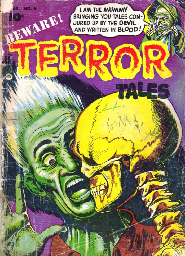 Cover of Terror Tales comic from 1952