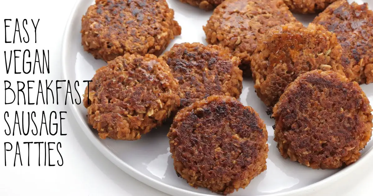 Easy Vegan Breakfast Sausage Patties!