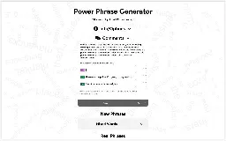 Power Phrase Generator