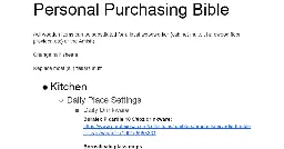My Personal BIFL (Buy It For Life) Bible - sh.itjust.works