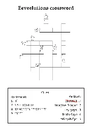 I made the clues as hard as possible so my teacher won't be able to solve it