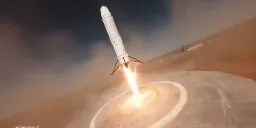 A Chinese rocket narrowly missed a landing on Sunday—the video is amazing