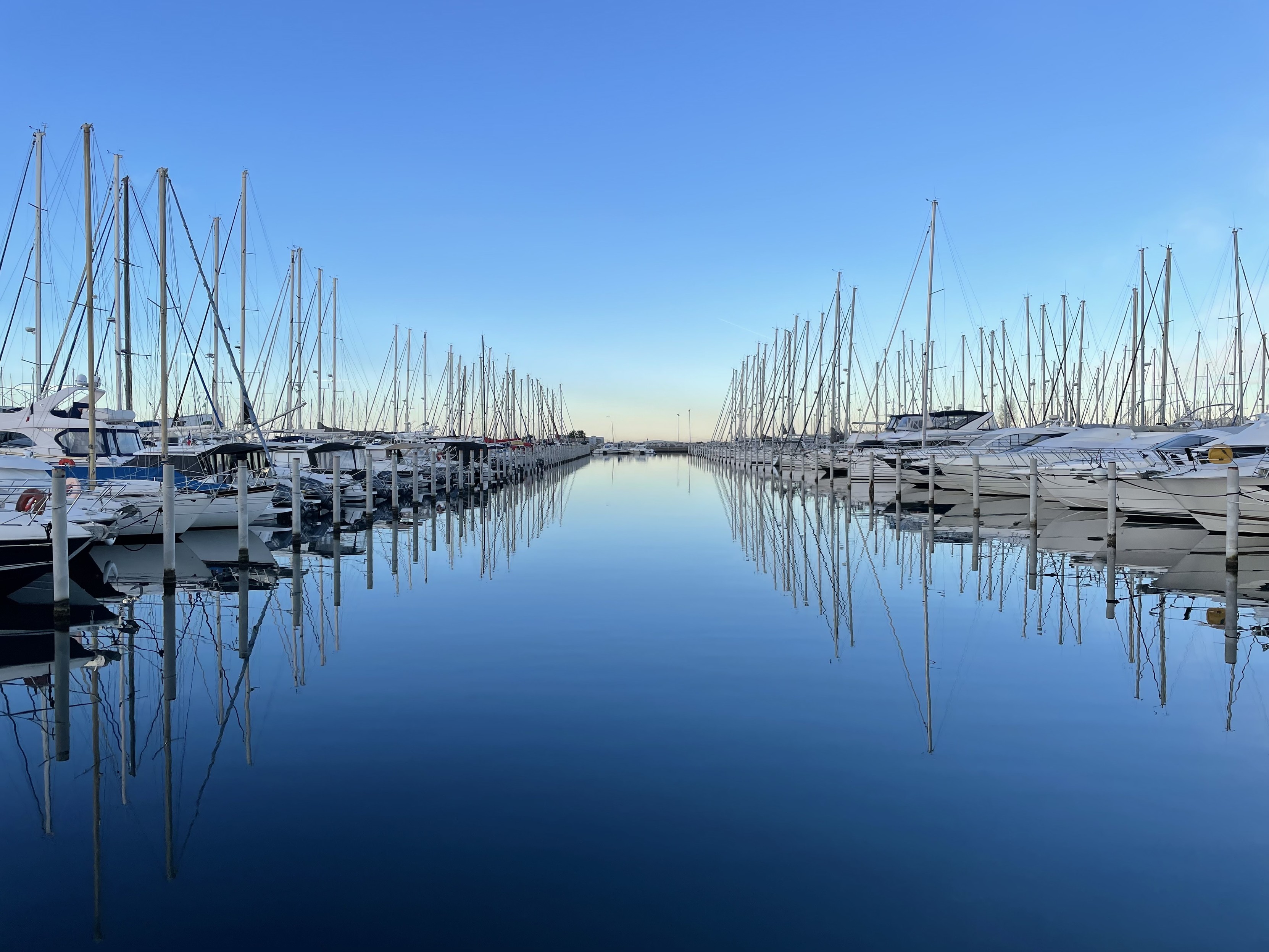 Le port de La Grande Motte. 