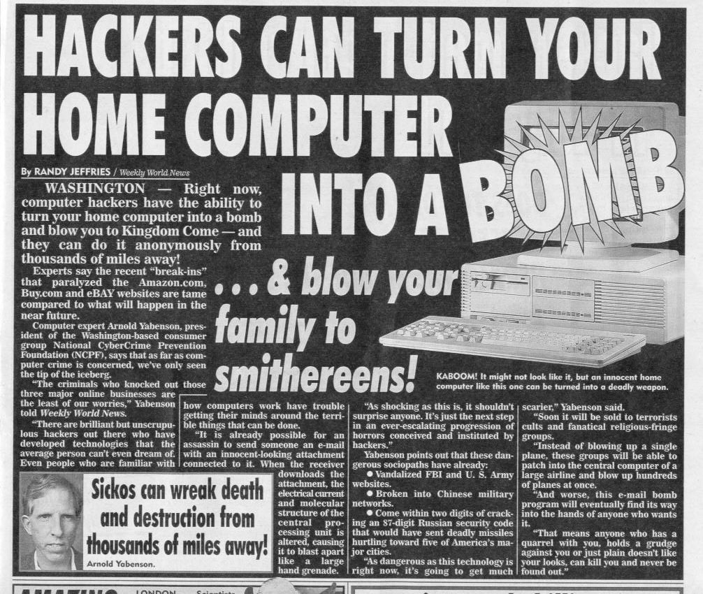hackers can turn your computer into a bomb
