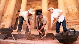 Tomb filled with a dozen skeletons found underneath the Treasury in Petra | CNN