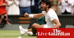 Wimbledon men’s singles final 2023: Carlos Alcaraz beats Novak Djokovic – live reaction