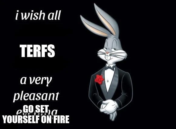 I wish all terfs a very pleasent go set yourself on fire