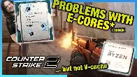 [Gamers Nexus] Counter-Strike 2 CPU Benchmarks: E-Core Challenges and X3D Benefits