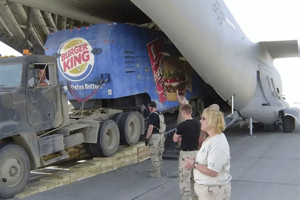 Air deployed Burger King