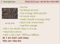 Anon tries something new in his coffee