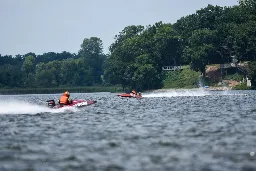 Hydroplane race could be a rare super-fast event at no-wake Mott Lake