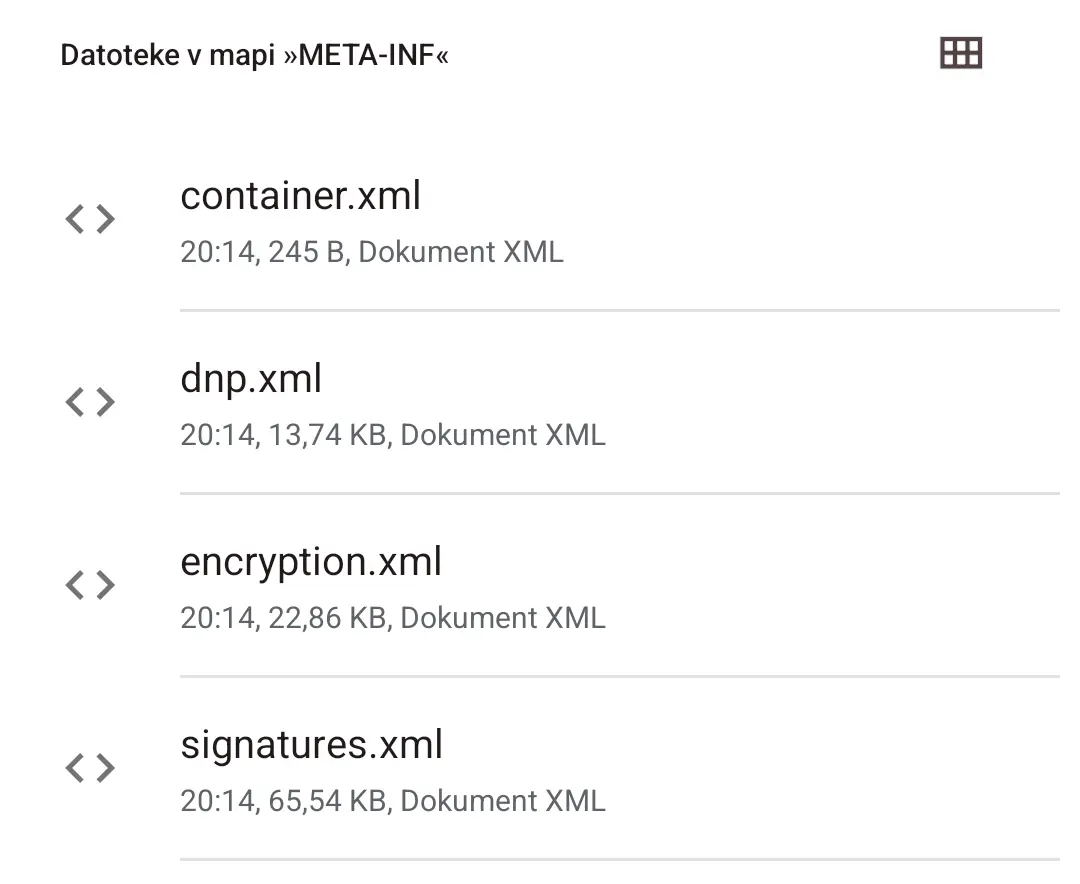META-INF contains these files...