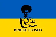 Bridge closed, due to raids