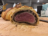 My first attempt at beef Wellington