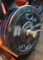 20 kg bumper plates, made from 45 lbs bumper plates