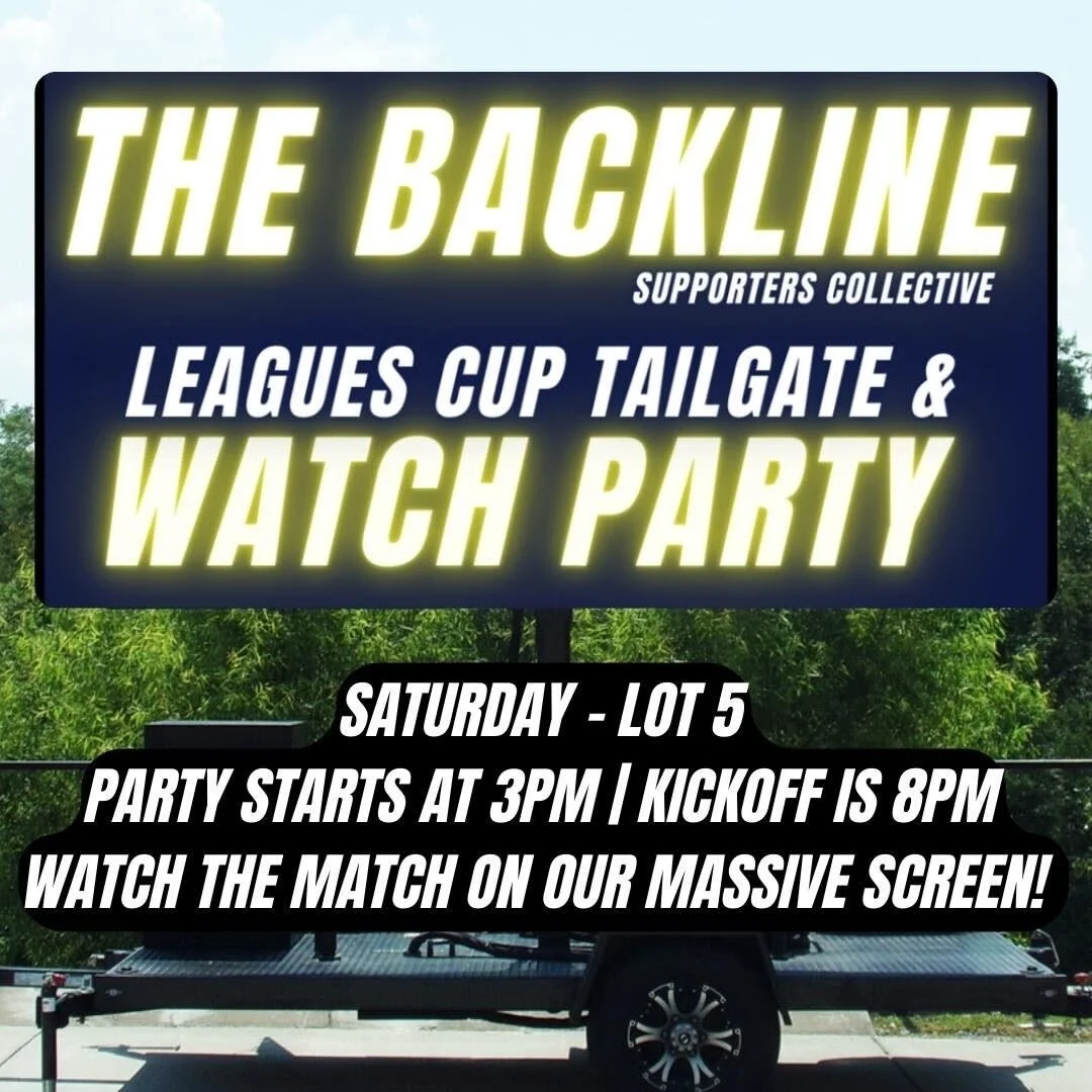 Backline has a watch party at lot 5. No supporters group membership needed