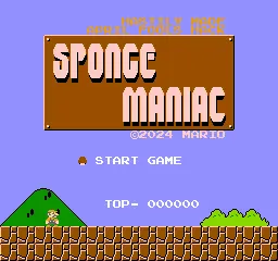 Sponge Maniac (NES) Romhack - RomHack Plaza