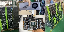 Chinese Factories Dismantling Thousands of NVIDIA GeForce RTX 4090 "Gaming" GPUs &amp; Turning Them Into "AI" Solutions With Blower-Style Coolers