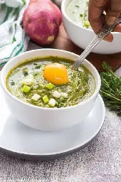 Caribbean callaloo soup (Vegan style)