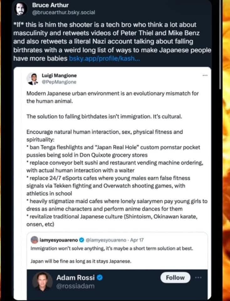 Luigi Mangione reposted Gurwinder @G_S_Bhogal Wokeism needs racism to exist, so it's always looking to pathologize new things as racist, including, now, attempts to start conversation by asking where you're from. If wokeism teaches minorities to be traumatized even by friendly gestures, it cannot claim to bridge divides