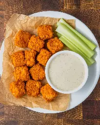 Baked Buffalo Tofu Bites