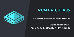 Rom Patcher JS