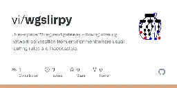 GitHub - vi/wgslirpy: User-space Wireguard gateway allowing sharing network connection from environment where usual routing rules are inaccessible.