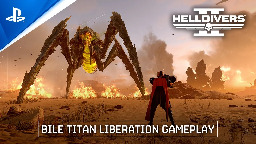 Helldivers 2 - Bile Titan Liberation Gameplay | PS5 &amp; PC Games