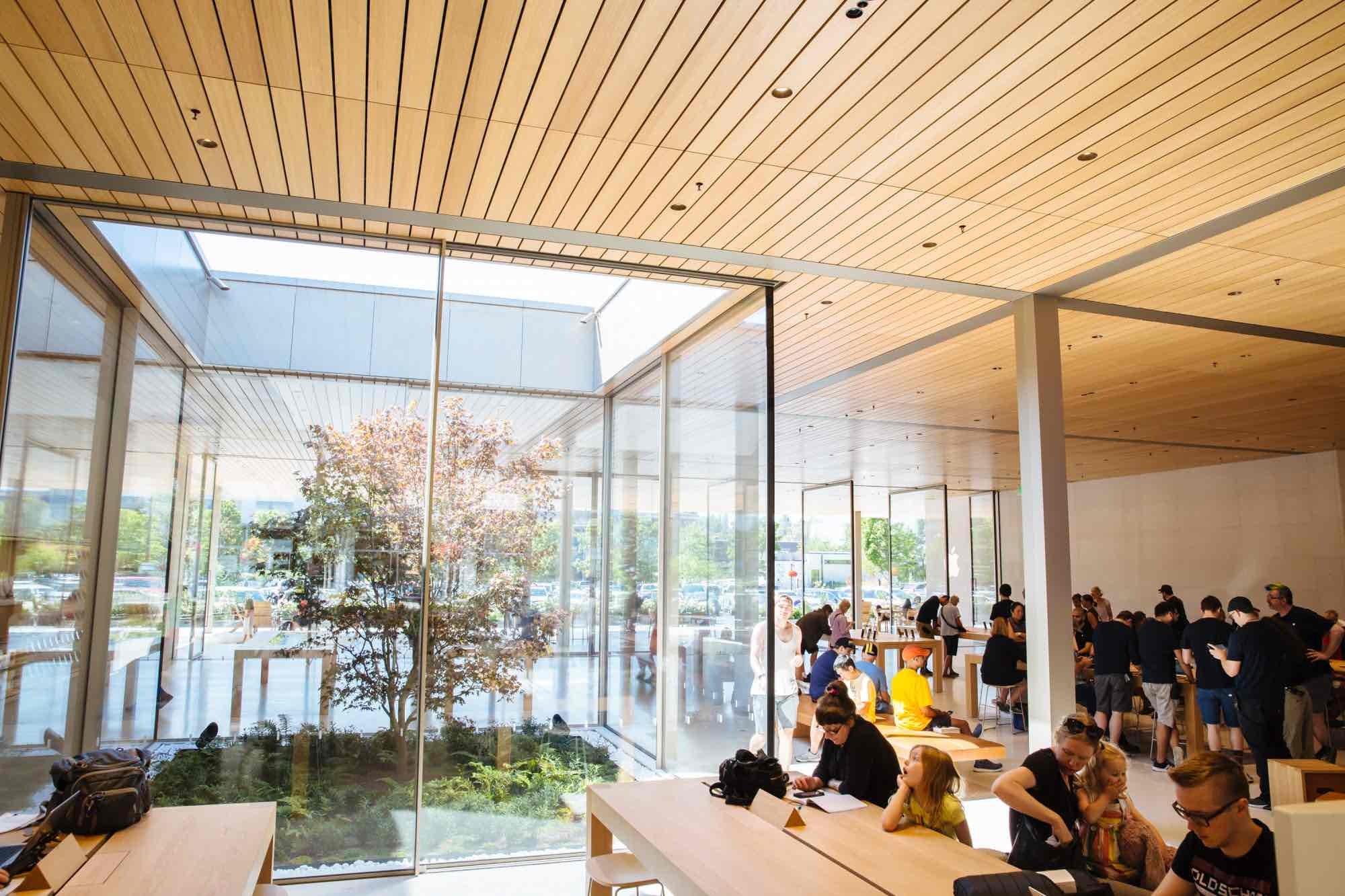 apple store indoor view