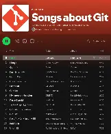 Songs about Git playlist