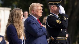 Army releases redacted police report on altercation during Trump's Arlington cemetery visit