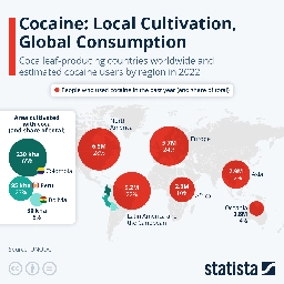 Infographic: Where Cocaine Is Produced and Where It’s Consumed