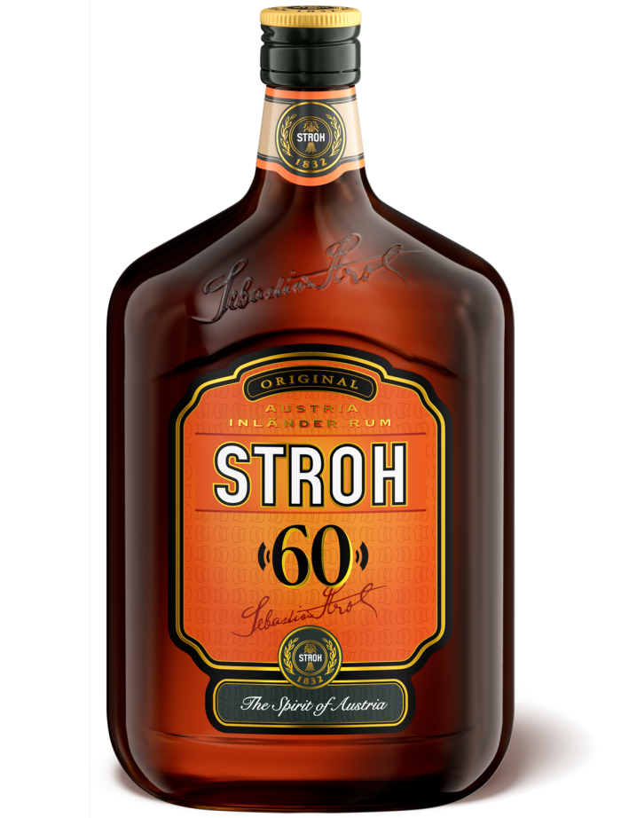 Flasche Stroh Rum