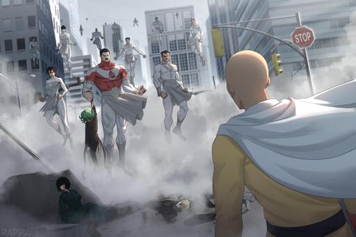 Viltrumites attempt to conquer One Punch Man Earth.