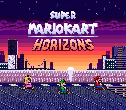 Super Mario Kart - Horizons (SNES) Romhack - RomHack Plaza