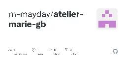 GitHub - m-mayday/atelier-marie-gb