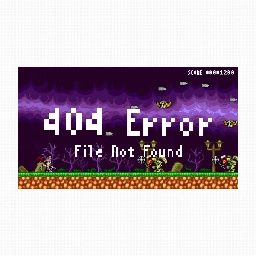 Bayonetta 8 Bit browser game “Angel Land” on 404 page.