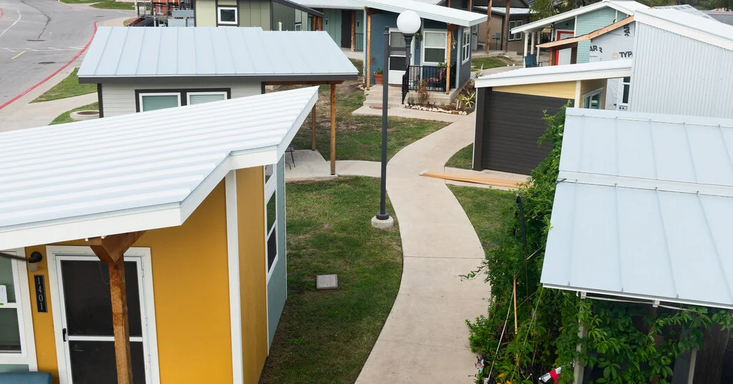 Can a Big Village Full of Tiny Homes Ease Homelessness in Austin?