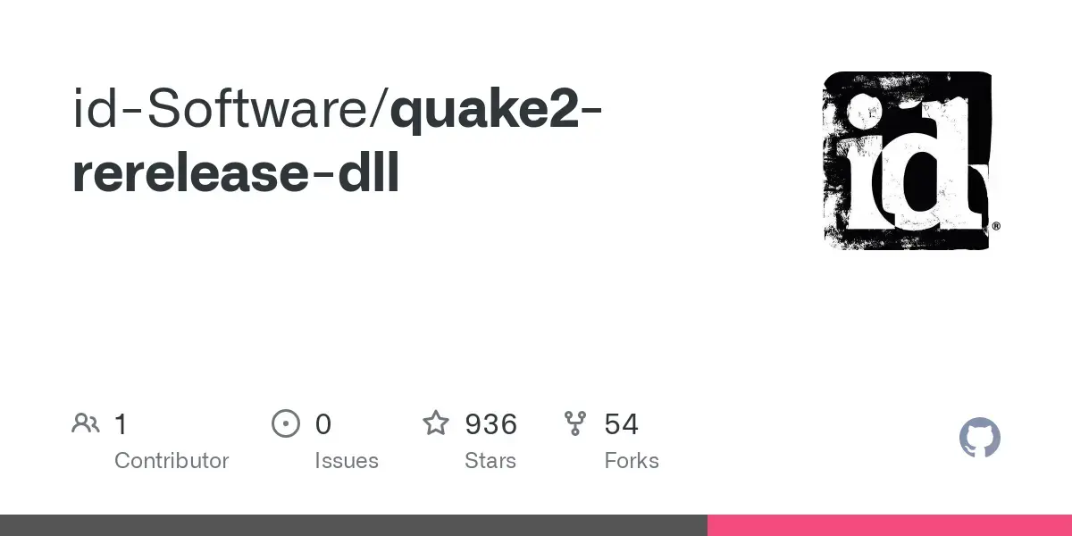 GitHub - id-Software/quake2-rerelease-dll