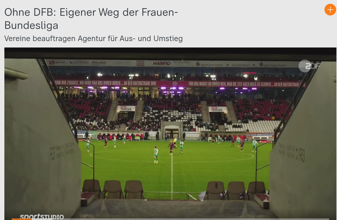 Still aus dem Video: Blick in ein Stadion